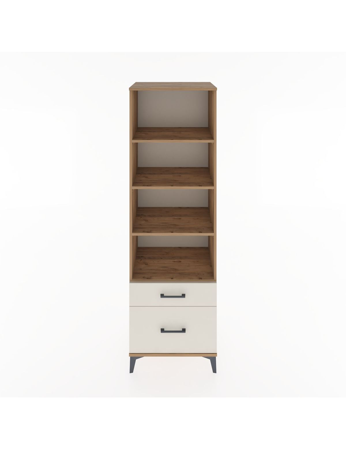 Hyperion Dolap 4 Raflı 2 Çekmeceli 60x44x195 Çam-Aytaşı