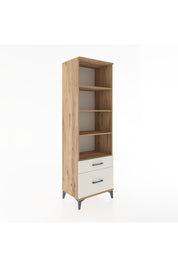 Hyperion Dolap 4 Raflı 2 Çekmeceli 60x44x195 Çam-Aytaşı