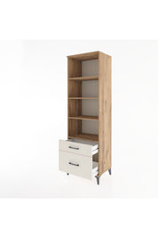Hyperion Dolap 4 Raflı 2 Çekmeceli 60x44x195 Çam-Aytaşı