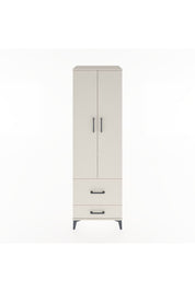 Hyperion Dolap 2 Raflı 2 Çekmeceli Tek Askılı 60x44x195 Aytaşı-Aytaşı