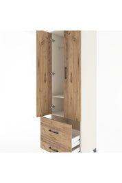 Hyperion Dolap 2 Raflı 2 Çekmeceli Tek Askılı 60x44x195 Aytaşı-Çam