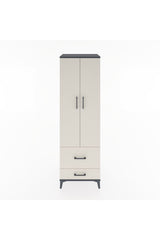 Hyperion Dolap 2 Raflı 2 Çekmeceli Tek Askılı 60x44x195