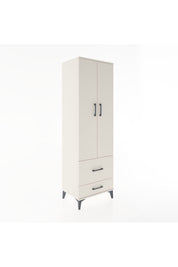 Hyperion Dolap 4 Raflı 2 Çekmeceli 2 Kapaklı 60x44x195 Aytaşı-Aytaşı