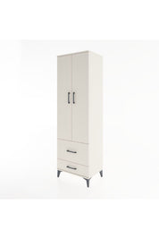 Hyperion Dolap 4 Raflı 2 Çekmeceli 2 Kapaklı 60x44x195 Aytaşı-Aytaşı