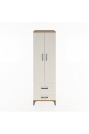 Hyperion Dolap 4 Raflı 2 Çekmeceli 2 Kapaklı 60x44x195 Çam-Aytaşı