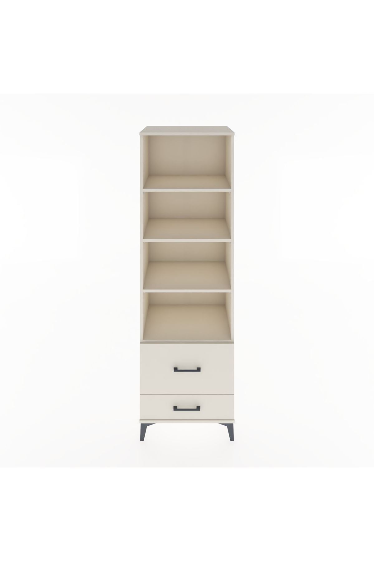 Hyperion Dolap 4 Raflı 2 Çekmeceli 60x44x195 Aytaşı-Aytaşı