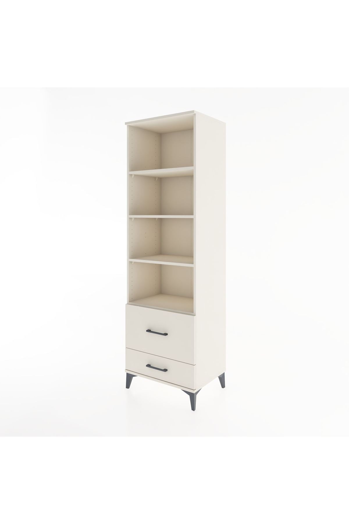 Hyperion Dolap 4 Raflı 2 Çekmeceli 60x44x195 Aytaşı-Aytaşı