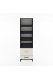 Hyperion Dolap 4 Raflı 2 Çekmeceli 60x44x195 Antrasit-Aytaşı