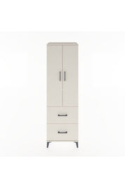 Hyperion Dolap 2 Raflı 2 Çekmeceli Tek Askılı 60x44x195 Aytaşı-Aytaşı