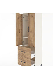 Hyperion Dolap 2 Raflı 2 Çekmeceli Tek Askılı 60x44x195 Aytaşı-Çam