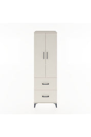 Hyperion Dolap 4 Raflı 2 Çekmeceli 2 Kapaklı 60x44x195 Aytaşı-Aytaşı