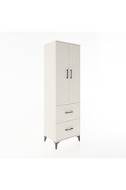 Hyperion Dolap 4 Raflı 2 Çekmeceli 2 Kapaklı 60x44x195 Aytaşı-Aytaşı