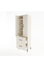 Hyperion Dolap 4 Raflı 2 Çekmeceli 2 Kapaklı 60x44x195 Aytaşı-Aytaşı
