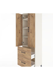 Hyperion Dolap 4 Raflı 2 Çekmeceli 2 Kapaklı 60x44x195 Aytaşı-Çam