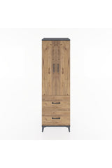 Hyperion Dolap 4 Raflı 2 Çekmeceli 2 Kapaklı 60x44x195