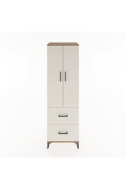 Hyperion Dolap 4 Raflı 2 Çekmeceli 2 Kapaklı 60x44x195 Çam-Aytaşı