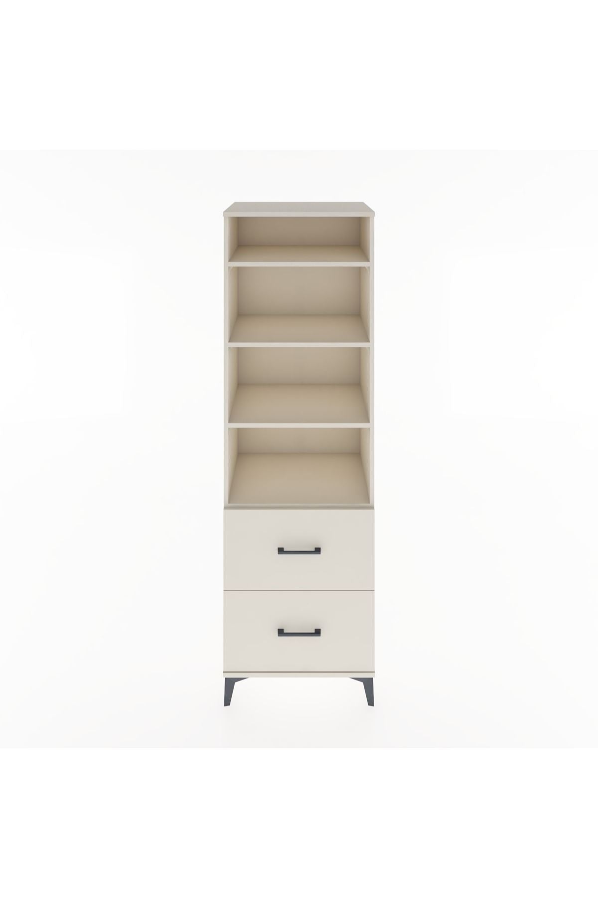 Hyperion Dolap 4 Raflı 2 Çekmeceli 60x44x195 Aytaşı-Aytaşı