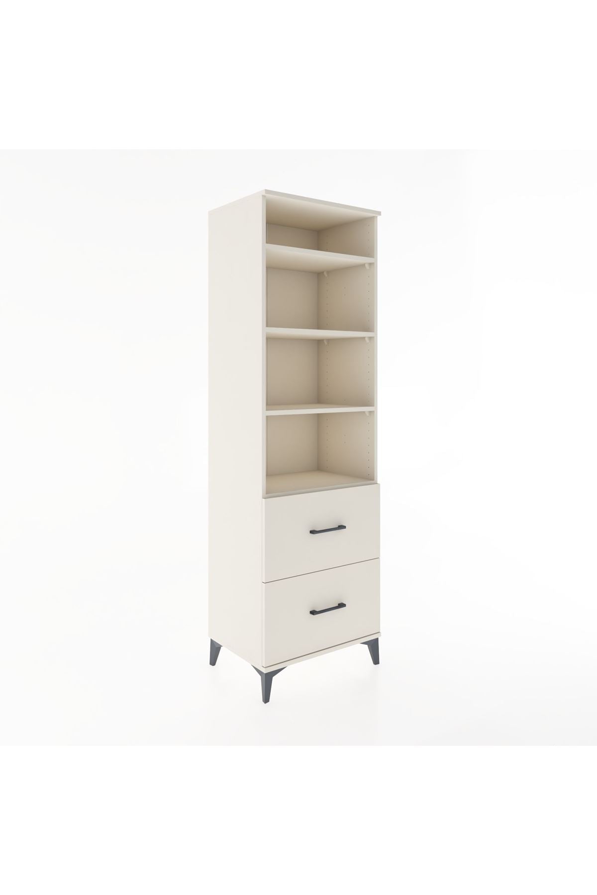 Hyperion Dolap 4 Raflı 2 Çekmeceli 60x44x195 Aytaşı-Aytaşı