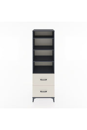 Hyperion Dolap 4 Raflı 2 Çekmeceli 60x44x195 Antrasit-Aytaşı