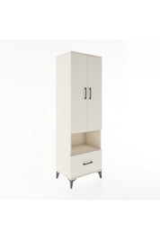Hyperion Dolap 3 Raflı Tek Çekmeceli Tek Askılı 60x44x195 Aytaşı-Aytaşı