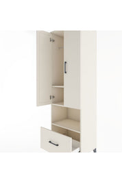 Hyperion Dolap 3 Raflı Tek Çekmeceli Tek Askılı 60x44x195 Aytaşı-Aytaşı