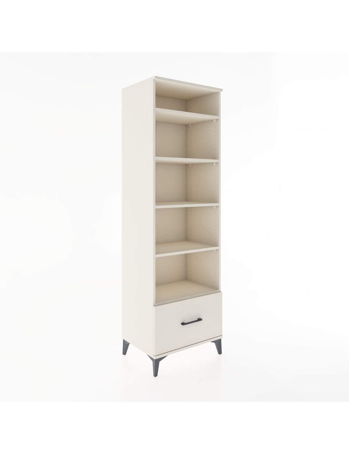 Hyperion Dolap 5 Raflı Tek Çekmeceli 60x44x195 Aytaşı-Aytaşı