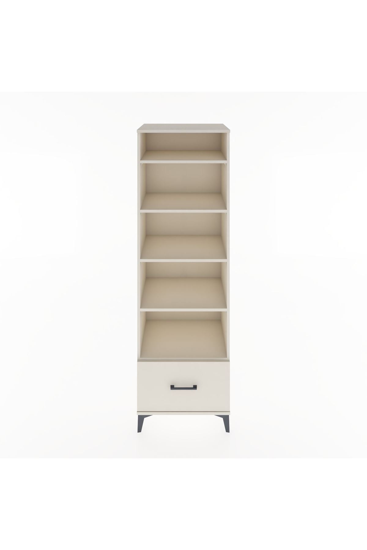 Hyperion Dolap 5 Raflı Tek Çekmeceli 60x44x195 Aytaşı-Aytaşı