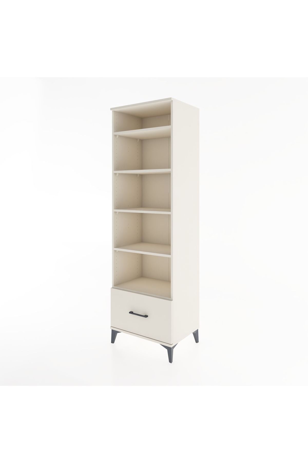 Hyperion Dolap 5 Raflı Tek Çekmeceli 60x44x195 Aytaşı-Aytaşı