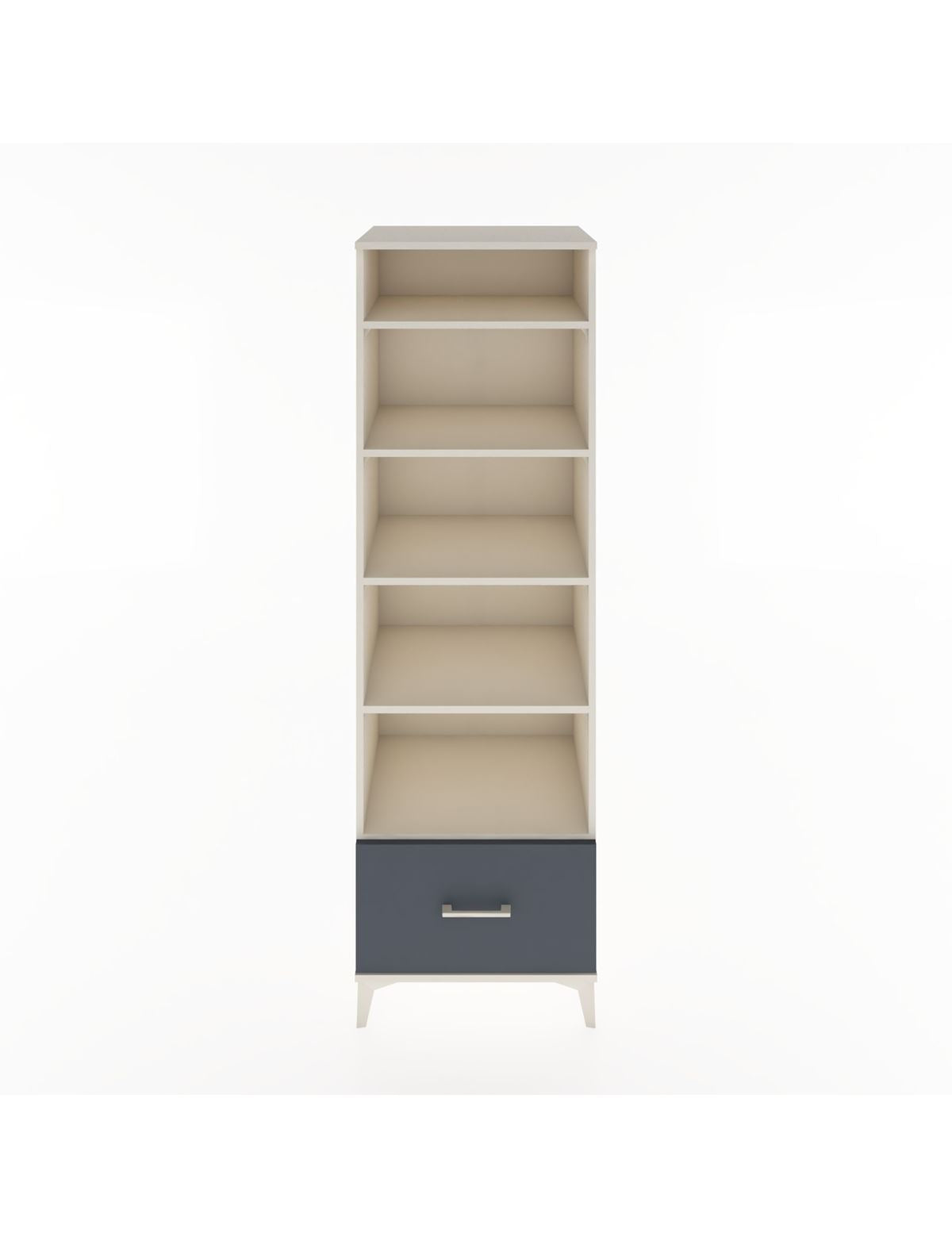 Hyperion Dolap 5 Raflı Tek Çekmeceli 60x44x195 Aytaşı-Antrasit