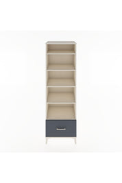 Hyperion Dolap 5 Raflı Tek Çekmeceli 60x44x195 Aytaşı-Antrasit