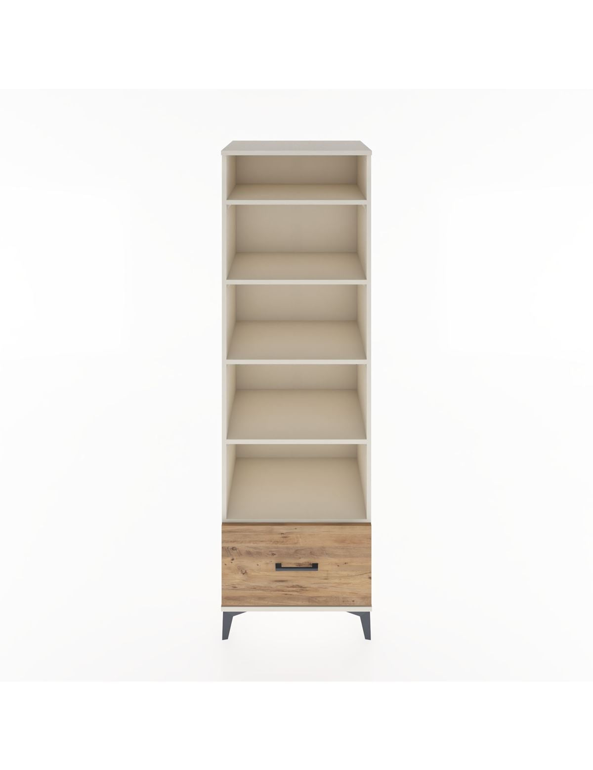 Hyperion Dolap 5 Raflı Tek Çekmeceli 60x44x195 Aytaşı-Çam