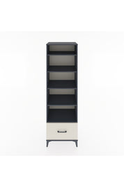 Hyperion Dolap 5 Raflı Tek Çekmeceli 60x44x195 Antrasit-Aytaşı