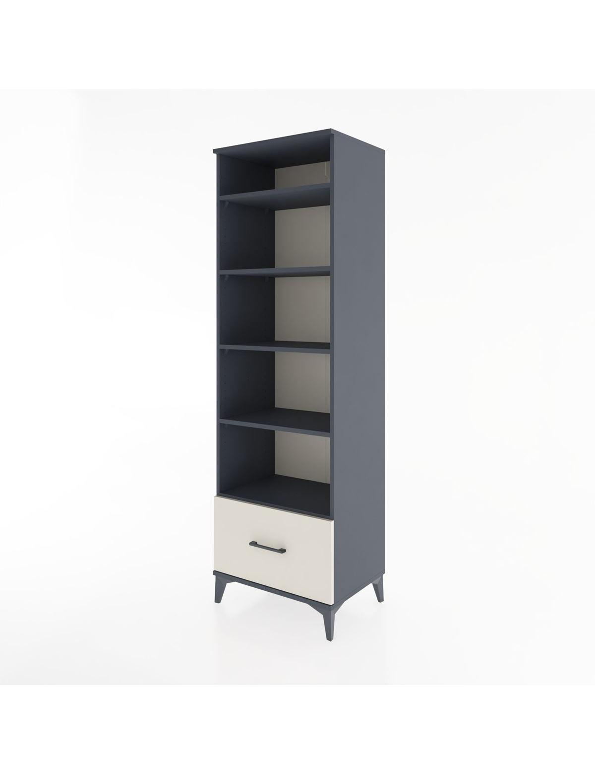 Hyperion Dolap 5 Raflı Tek Çekmeceli 60x44x195 - S59M024V4B