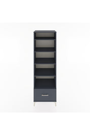 Hyperion Dolap 5 Raflı Tek Çekmeceli 60x44x195 Antrasit-Antrasit