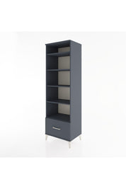 Hyperion Dolap 5 Raflı Tek Çekmeceli 60x44x195 Antrasit-Antrasit