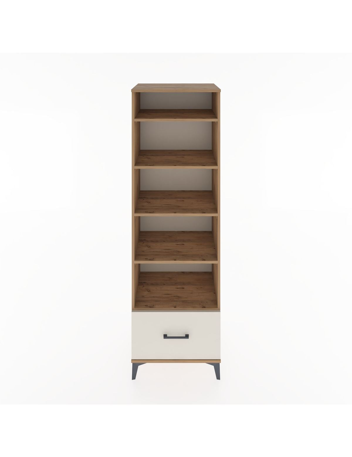 Hyperion Dolap 5 Raflı Tek Çekmeceli 60x44x195 Çam-Aytaşı