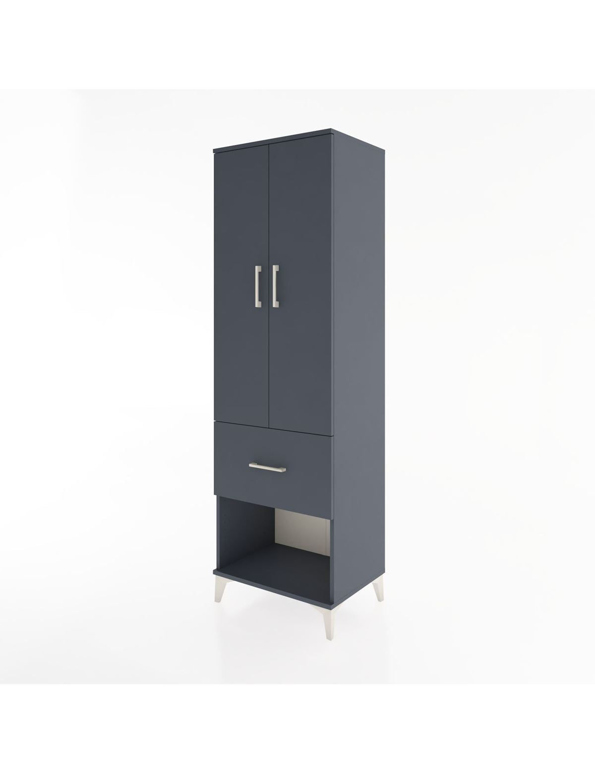 Hyperion Dolap 2 Raflı Tek Çekmeceli Tek Askılı 60x44x195 - S59M025V5B