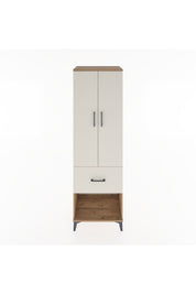 Hyperion Dolap 4 Raflı Tek Çekmeceli 2 Kapaklı 60x44x195 Çam-Aytaşı