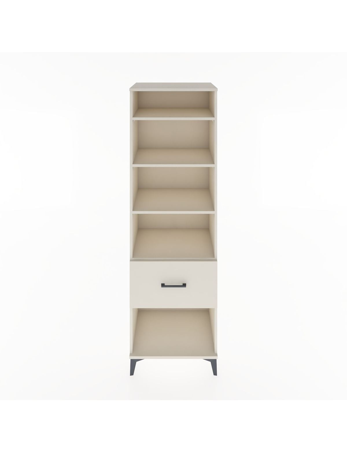 Hyperion Dolap 4 Raflı Tek Çekmeceli 60x44x195 Aytaşı-Aytaşı