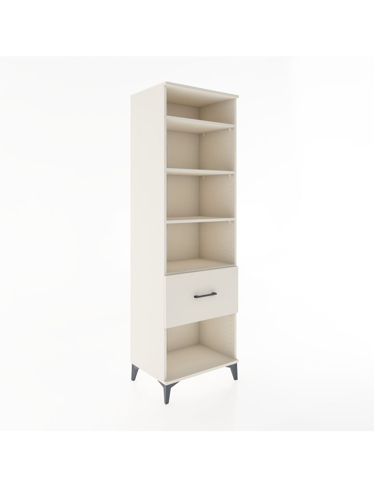 Hyperion Dolap 4 Raflı Tek Çekmeceli 60x44x195 Aytaşı-Aytaşı