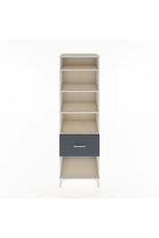 Hyperion Dolap 4 Raflı Tek Çekmeceli 60x44x195 Aytaşı-Antrasit