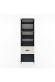 Hyperion Dolap 4 Raflı Tek Çekmeceli 60x44x195 Antrasit-Aytaşı