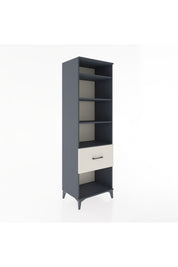 Hyperion Dolap 4 Raflı Tek Çekmeceli 60x44x195 Antrasit-Aytaşı