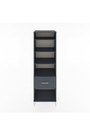 Hyperion Dolap 4 Raflı Tek Çekmeceli 60x44x195 Antrasit-Antrasit