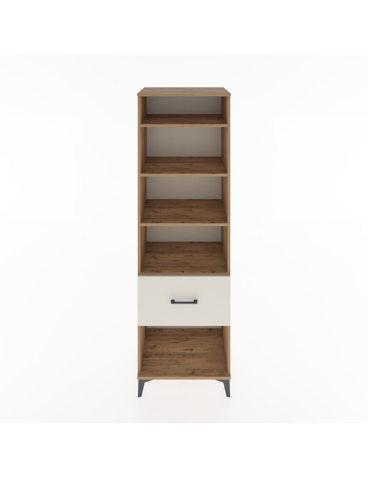 Hyperion Dolap 4 Raflı Tek Çekmeceli 60x44x195 Çam-Aytaşı