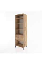 Hyperion Dolap 4 Raflı Tek Çekmeceli 60x44x195 Çam-Çam