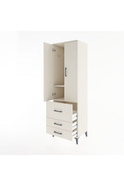 Hyperion Dolap 2 Raflı 3 Çekmeceli Tek Askılı 60x44x195 Aytaşı-Aytaşı