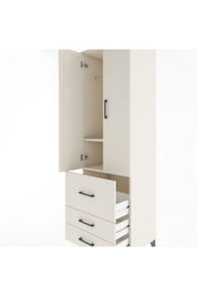 Hyperion Dolap 2 Raflı 3 Çekmeceli Tek Askılı 60x44x195 Aytaşı-Aytaşı