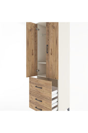 Hyperion Dolap 2 Raflı 3 Çekmeceli Tek Askılı 60x44x195 Aytaşı-Çam