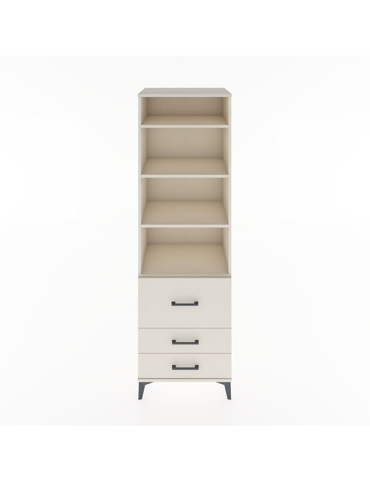 Hyperion Dolap 4 Raflı 3 Çekmeceli 60x44x195 Aytaşı-Aytaşı